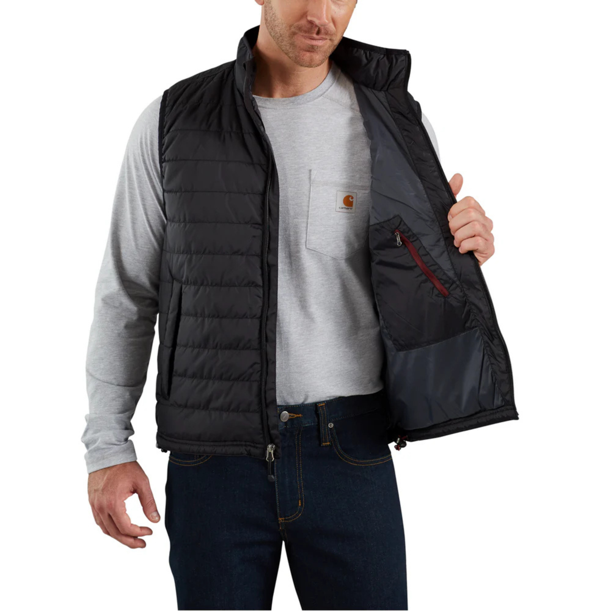 Carhartt Rain Defender Gilliam Black Vest from Columbia Safety